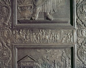 1439-45（ブロンズ）で装飾されたバシリカの中央ドアからの詳細（247330-247337も参照）